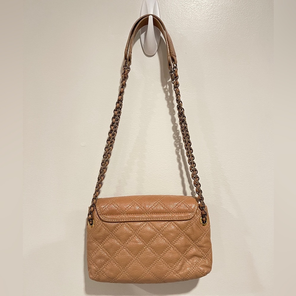 ❤️‍🔥 MARC JACOBS The Single Baroque Quilted Small Bag, Nude - Picture 2 of 10